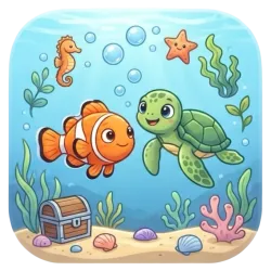 PECES Y TORTUGAS